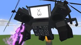 Cinemaman fights toilets | (made with Mine Imator)