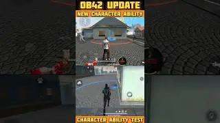 OB42 UPDATE UPCOMING NEW CHARACTER ABILITY TEST | #freefire #abilitytest #shortsfeed