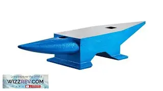 VEVOR Single Horn Anvil 132Lbs Cast Steel Anvil Blacksmith for Sale Forge