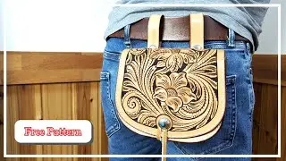 How to Make a Leather Medicine Bag | Free Pattern Included