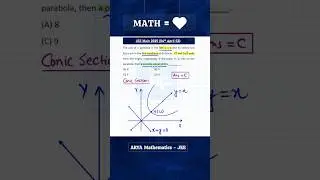 Amazing problem on Focus - Directrix Property of Parabola | JEE Main 2025 @AryaMaticsJEE​