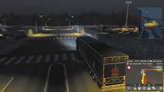 Trasporting Christmas Gift Parcels Trailer | Prague To Winterland 62km | Euro Truck Simulator 2