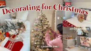 DECORATING FOR CHRISTMAS / dekoruję pokój na święta🎄🎀