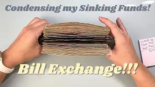 Sinking Funds Bill Exchange || Condensing my Sinking Funds || Cash Swap