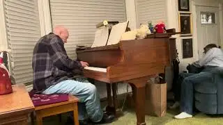 George  K Jarvis playing piano January 2025