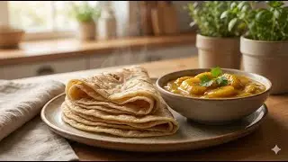 How to Make Soft Homemade Chapati with Rich Matoke Stew | Simple Kitchen Cooking