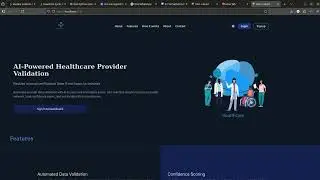 HealthAtlas &mdash; Autonomous Provider Data Validation System | AI + FastAPI + React Prototype
