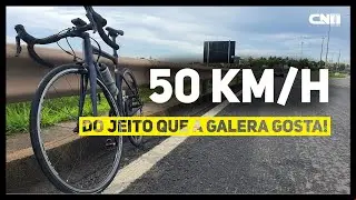 50kmh - 3R1 Aero na Tocada Maluca do Pelotão Bike Speed | Café na Trilha #bikespeed