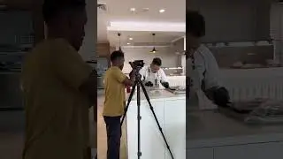 BTS of Chef David Photo shoot