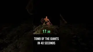 Tomb of the Giants in 40 seconds, no light source necessary #darksouls #gaming #speedrun