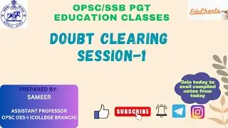 Doubt Clearning Class | Economics of Education | Important Concepts of Economics|Education|EduChants