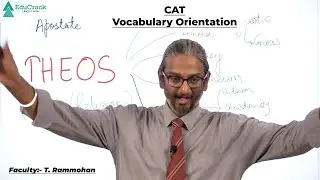 Vocabulary Orientation | Part of the CAT Course | T. Rammohan | EduCrack