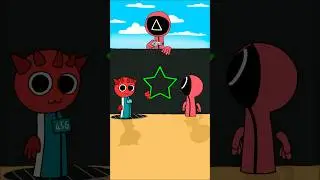 Incredibox Sprunki - Squid Game impossible Line Maze #sprunki #incrediboxsprunki #funny #meme