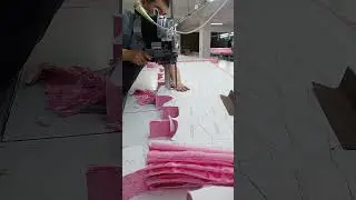 Cutting process in garment production