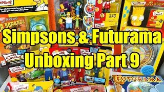 Unboxing Simpsons + Futurama Action Figures - Toys + Collectables - Part 9!