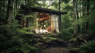 Calm Rain Night Atmosphere with Piano for Sleeping and Nervous System Relaxation