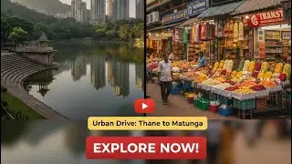HD: Drive from Thane to Matunga || Heaven for morning Breakfast