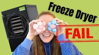 Harvest Right Freeze Dryer FAIL While Making Candy Flowers