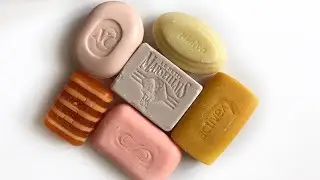 ASMR dry soap/ cutting soap/ satisfying video/ Резка сухого цветного мыла