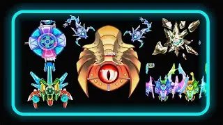 Galaxy Attack Alien Shooter all bosses ( Boss Mode ) 41 To 45 Boss By world bosses