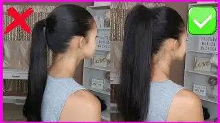NEW HIGH PONYTAIL HAIRSTYLE FOR SCHOOL, COLLEGE, WORK, PROM | LONG PONYTAIL | TRENDING HAIRSTYLES