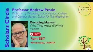 Decoding Hamas Dr. Andrew Pessin 12-20-2023