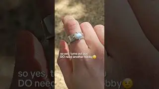 DIY Silver Clay Ring with a Pearl #silverclay #jewelry #jewelrymaking