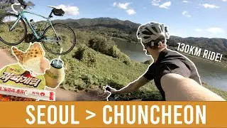 130km Solo Bike Ride from Seoul to Chuncheon | Bukhangang Bike Path