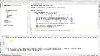 Java Algorithms - Binary Search Fixed (part 2)