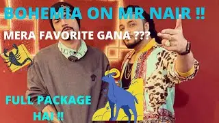 Bohemia Paaji talking about Raftaar New Album Mr Nair and gave it 4 star.