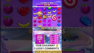 This is insane sweet bonanza 1000 huge win #shorts #slots #maxwin #bigwin