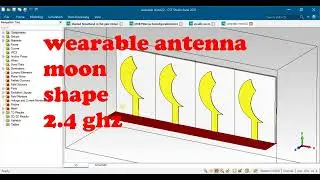 Fabric Wearable Antenna Placing Wireless Chargers With Multiple Antennas in cst