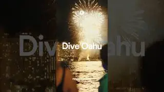 Friday Night Fireworks in Waikiki with Dive Oahu #hawaii