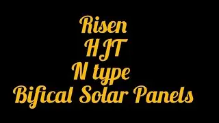 Risen HJT Heterojunction Technology Solar panel #latestsolarpanel #solarpanel #solarenergy #solar