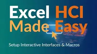 How to Create a User-Friendly HCI in Excel (Step-by-Step for Beginners)| Pass F202 Spreadsheet