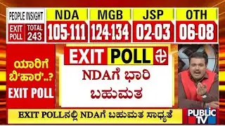 Bihar Exit Poll Results: Matrize&ndash;IANS Exit Poll Predicts Big Win For NDA | Public TV