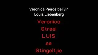 Veronica Pierce bel vir Louis Liebenberg