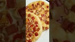 satisfying flat corn dog frying #viral pancake hotdog #trending hotdog pancake