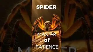 Spider Wisdom: Mastering Patience. #SpiderWisdom #PatiencePaysOff