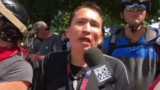 Antifa Attack Native American Elder With Parkinsons
