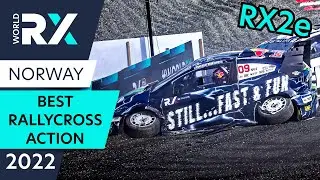 Best RX2e Rallycross Action | Ramudden World RX of Norway 2022
