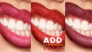 HOW TO ADD ANY LIPSTICK WITH RETOUCH PRO IN PHOTOSHOP  [ K&Ograve;MAN POUW METE FA NAN BOUCH AV&Egrave;K RETOUCH P