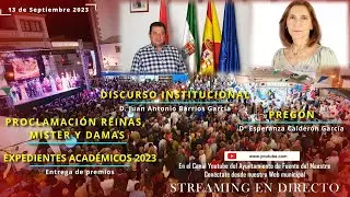 Discurso Institucional de nuestro Alcalde, D. Juan Antonio Barrios García.