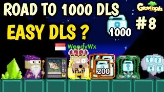 PROFIT BESAR ?! COLLECT DLS DARI VENDING DAPAT BANYAK DLS ?! RT1000DL #8 !! GROWTOPIA INDONESIA