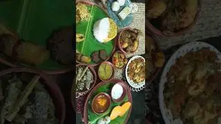 Jamai Sasthi Special Thali #ritual #food #shorts #jamaisasthi #bengali