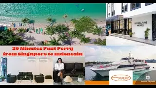 30 Minutes Fast Ferry from Singapore to Batam, Indonesia and Hotel Review #travel #travelvlog #hotel