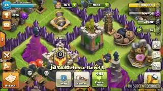 Best th 8 balloonion air attack strategy with low level troops🤔😱