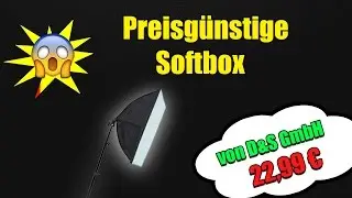 Preisg&uuml;nstige Softbox / Studioleuchte - Unboxing, Aufbau, Fazit.