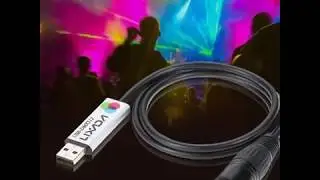 USB to DMX Interface Adapter LED DMX512 Computer PC Stage Lighting Controller Dimmer