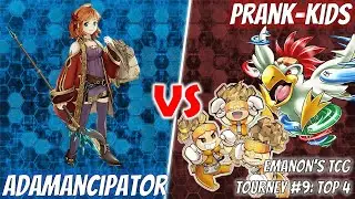 Yu-Gi-Oh! Emanon's TCG Tournament #9 | Top 4: Adamancipator vs. Prank-Kids